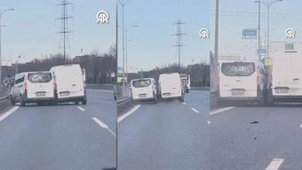 Akılalmaz görüntü İstanbul trafiğinde bunu da gördük