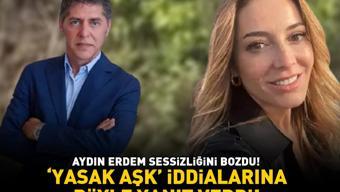 YASAK AŞK İDDİASI OLAY OLMUŞTU Dolunay Soysert ile birlikte olduğu öne sürülen Aydın Erdem aldatma iddialarına böyle yanıt verdi...