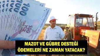 MAZOT VE GÜBRE DESTEĞİ ÖDEMESİ NE ZAMAN YATACAK Şubat 2026 mazot ve gübre desteği ödeme tarihleri belli oldu mu Cumhurbaşkanı Erdoğandan açıklama