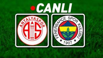 Antalyaspor - Fenerbahçe maçına doğru Muhtemel 11ler...