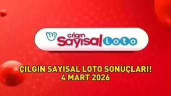 4 MART 2026 ÇILGIN SAYISAL LOTO SONUÇLARI
