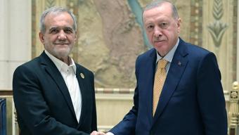 Cumhurbaşkanı Erdoğan, İran Cumhurbaşkanı Pezeşkiyan ile görüştü