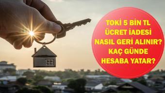 TOKİ PARA İADESİ NASIL ALINIR TOKİ 5 Bin TL Başvuru Ücreti Ne Zaman Geri Yatırılıyor Kura Çıkmayanlar İçin Adım Adım İade Süreci