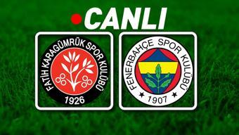 F. Karagümrük - Fenerbahçe | Muhtemel 11ler...