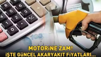 MOTORİNE ZAM Motorin kaç TL oldu, benzin ne kadar