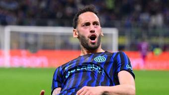 Hakan Çalhanoğlu fantastik bir gol attı Inter, Romayı farklı mağlup etti...