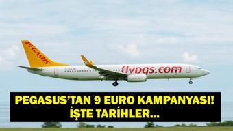 PEGASUS KAMPANYASI 9 EURO NİSAN 2026: Pegasus 9 Euro Ucuz Uçak Bileti Kampanyası Geçerli Ülkeler Neler Ucuz Uçak Bileti Kampanyası Uçuş Tarihleri Ne İşte Güzergahlar