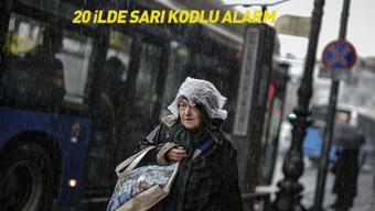 Dikkat Bu gece başlıyor... Meteorolojiden uyarı üstüne uyarı: 20 ilde sarı kodlu alarm