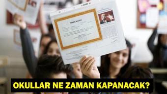 OKULLAR NE ZAMAN KAPANACAK Yaz Tatili Ne Zaman Başlıyor 2025-2026 Okul Tatil Takvim