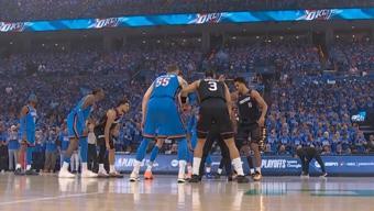 Son şampiyon Thunder, play-offa farklı galibiyetle başladı