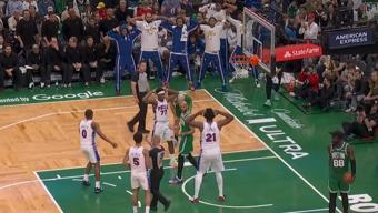 NBAde 76ers, serinin son maçında Celticsi mağlup etti