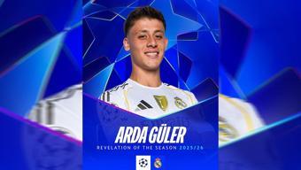 Şampiyonlar Liginden, Arda Gülere ödül