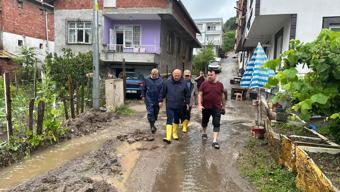 Ordu’da sağanak; ev ve iş yerlerini su bastı