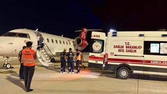 Endonezya'da kaza geçirdi hava ambulansla Türkiye'ye getirildi
