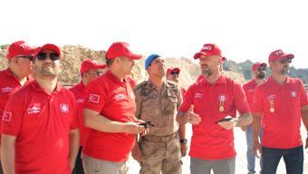 15 Temmuz gazileri Gabarda üretim sahasını ziyaret etti