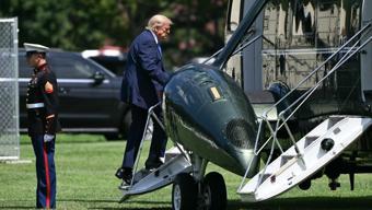 Trumpın helikopteri ile havada tehlikeli yakınlaşma: Soruşturma başlatıldı