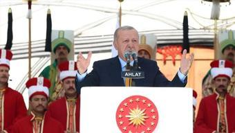 SON DAKİKA... Cumhurbaşkanı Erdoğan'dan Ahlat'ta Terörsüz Türkiye mesajı