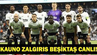 KAUNO ZALGIRIS BEŞİKTAŞ MAÇI CANLI İZLE: UEFA Avrupa Ligi Kauno Zalgiris Beşiktaş Rövanş Maçı Nereden İzlenir, Şifresiz Mi Avrupa Ligine Son Bir Adım İşte Canlı Maç Yayını...