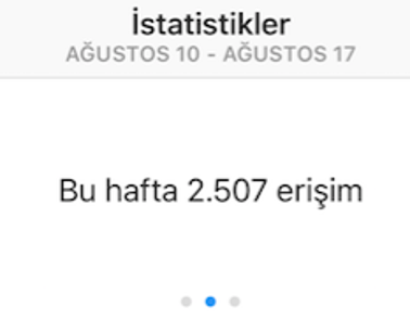 Instagram’da yeni güncelleme: İstatistik özelliği