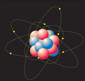 Evinde atom parçalarken yakalandı