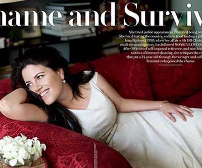 Monica Lewinsky ilk kez konuştu