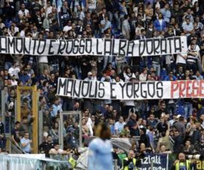 Lazio taraftarlarından faşizme destek