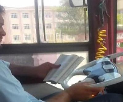 Seyir halinde kitap okuyan şoförün cezası belli oldu