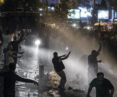 İstanbuldaki İsrail protestosuna polis müdahalesi