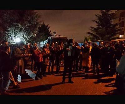 Validebağda gece nöbeti