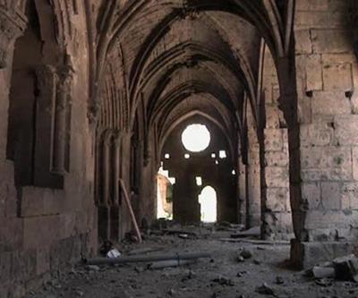 Suriyede savaş tarihi eserleri de yerle bir etti