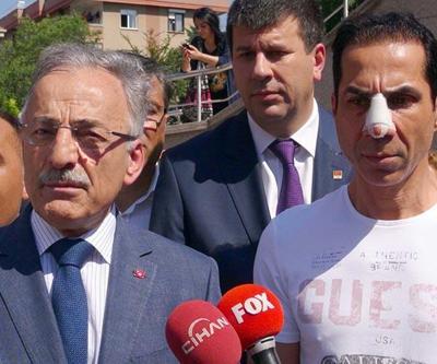 CHP İl Başkanı Murat Karayalçın saldırıya uğrayan Meclis Üyesini ziyaret etti