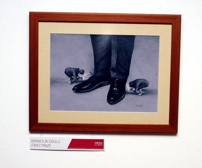 Aydın Doğan Uluslararası Karikatür Yarışmasında ödüller sahiplerini buldu