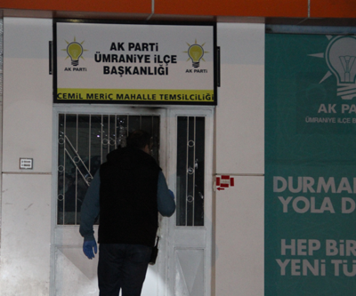 AK Parti temsilciliğine molotoflu saldırı
