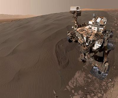 Curiosity Marstan selfie yolladı