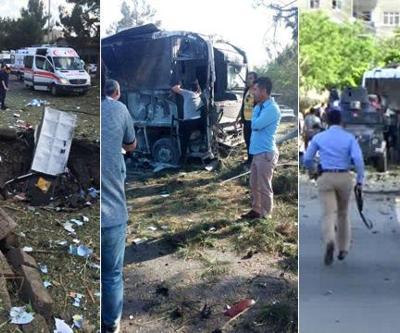 Diyarbakırda polise bombalı saldırı