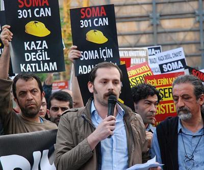 Soma faciasında hayatını kaybeden işçiler anıldı