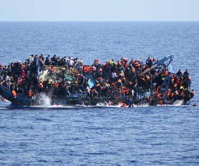 500 göçmen son anda kurtarıldı