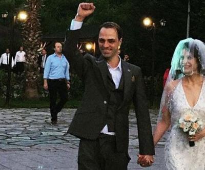 Ertan Saban ve Ebru Özkan evlendi