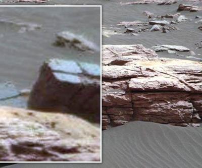 Marsta UFO meraklılarını heyecanlandıran görüntü