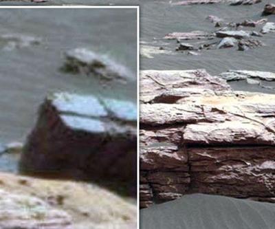Marsta UFO meraklılarını heyecanlandıran görüntü