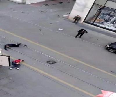 İstiklal Caddesinin ortasında silahlı çatışma çıktı