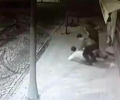 Nişantaşında hırsız polis kovalamacası güvenlik kamerasında