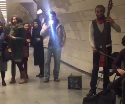 Küçük maestro metroda