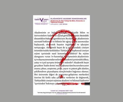 Tarih Vakfından Olağanüstü Akademi Konferansları dizisi