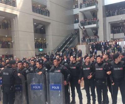 Son dakika: Adliyede polis müdahalesi