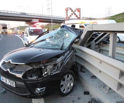 Basın Ekspres’te feci kaza:  1 ölü, 1 yaralı