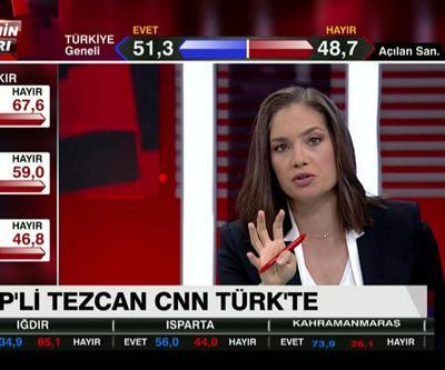 Bülent Tezcan: Bizim verilerimize göre hayır önde