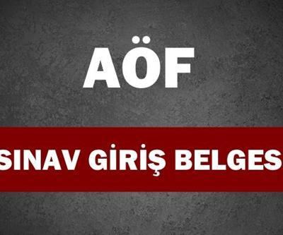 AÖF 2017 sınav giriş yerleri | AÖF sınav tarihleri