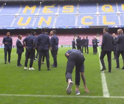 Dani Alves duygusal anlar yaşadı