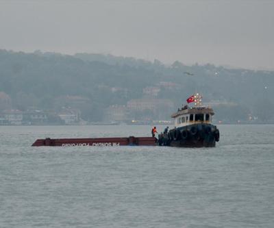 Beykoz açıklarında duba battı